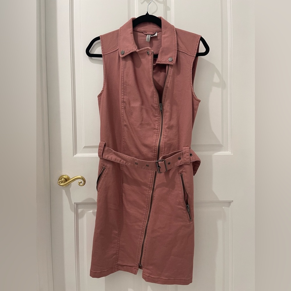 H&M twill biker dress